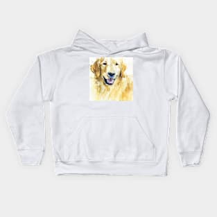 Golden Retriever Watercolor - Gift For Dog Lovers Kids Hoodie